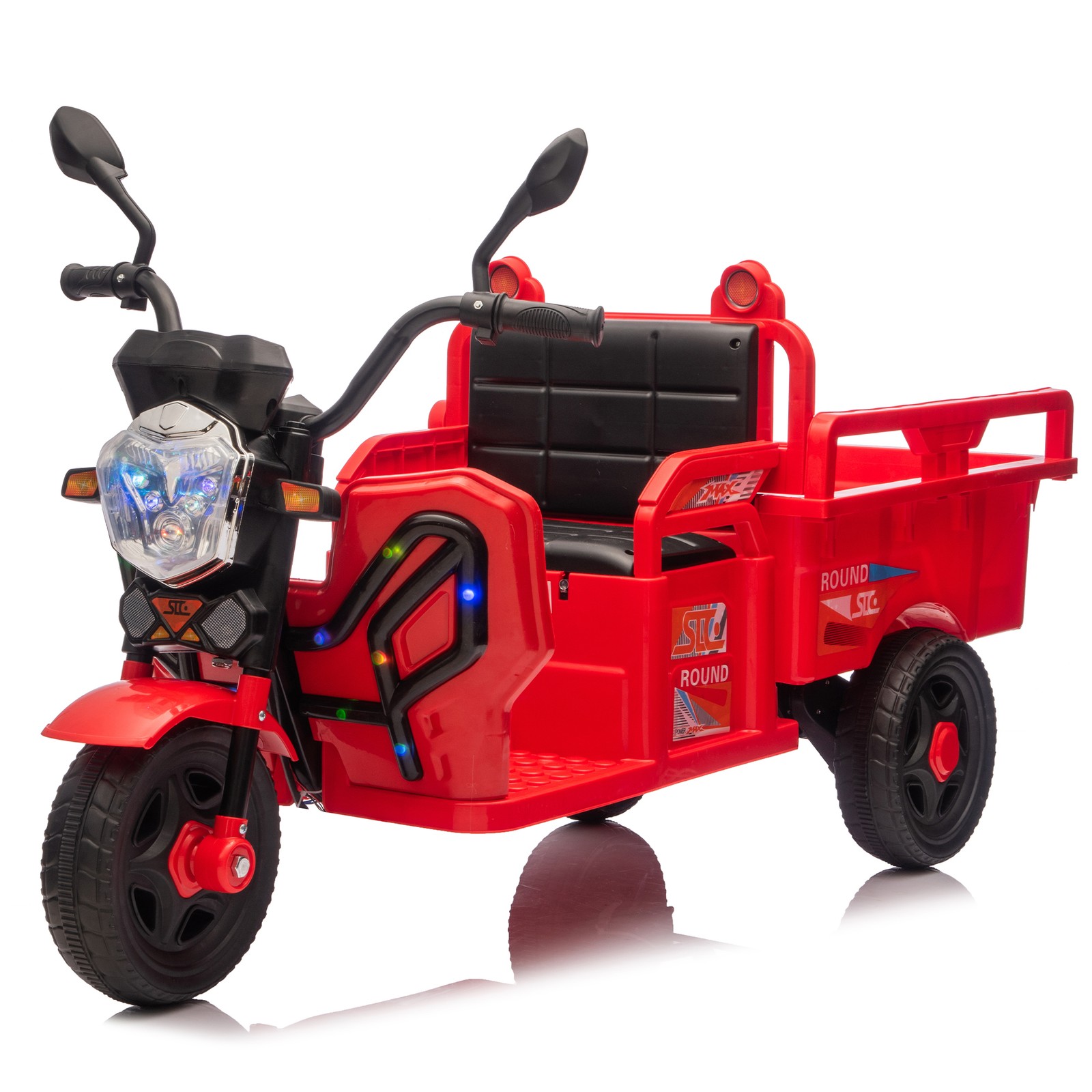 12V Kids Electric 3-Wheel Cargo Truck 2WD Ride on Truck Car Gift for Boys &Girls