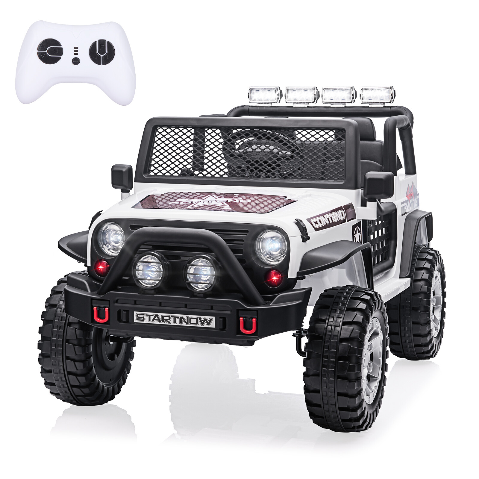 12V Electric Vehicle Truck Kids Ride On Car Jeep 2 Seater W/ Remote Control Toy