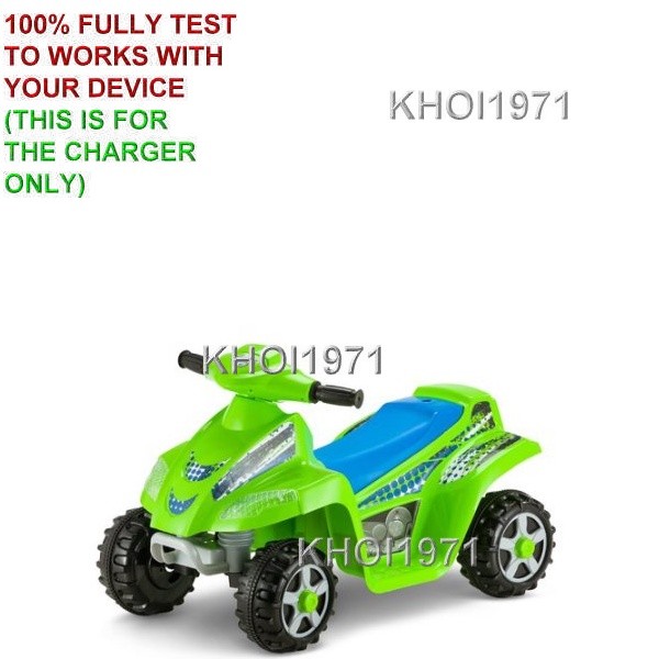 WALL charger AC adapter for KID TRAX MOTO Disney QUAD 6V battery ride on car