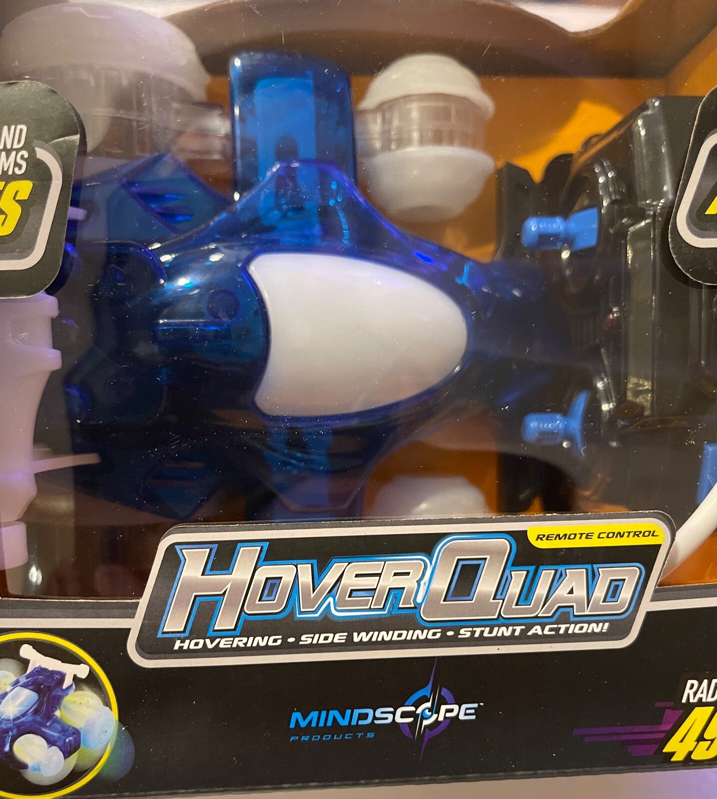 HoverQuad Remote Control BLUE Car w/ Lights & Auto Stunts Brand New In Box