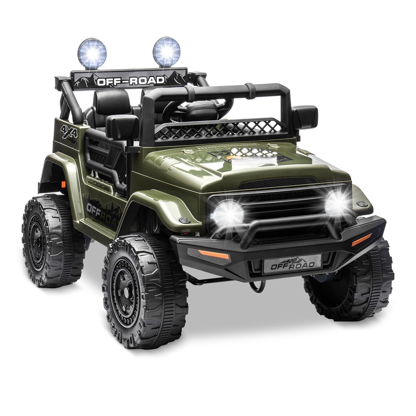 2 Seater Electric Vehicle Toy 12V Kids Ride On Car Truck Jeep w/Remote Control