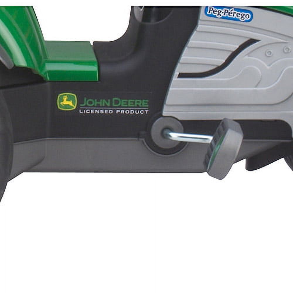 Peg Perego John Deere Farm Tractor and Trailer Pedal Ride-On Toy for Kids