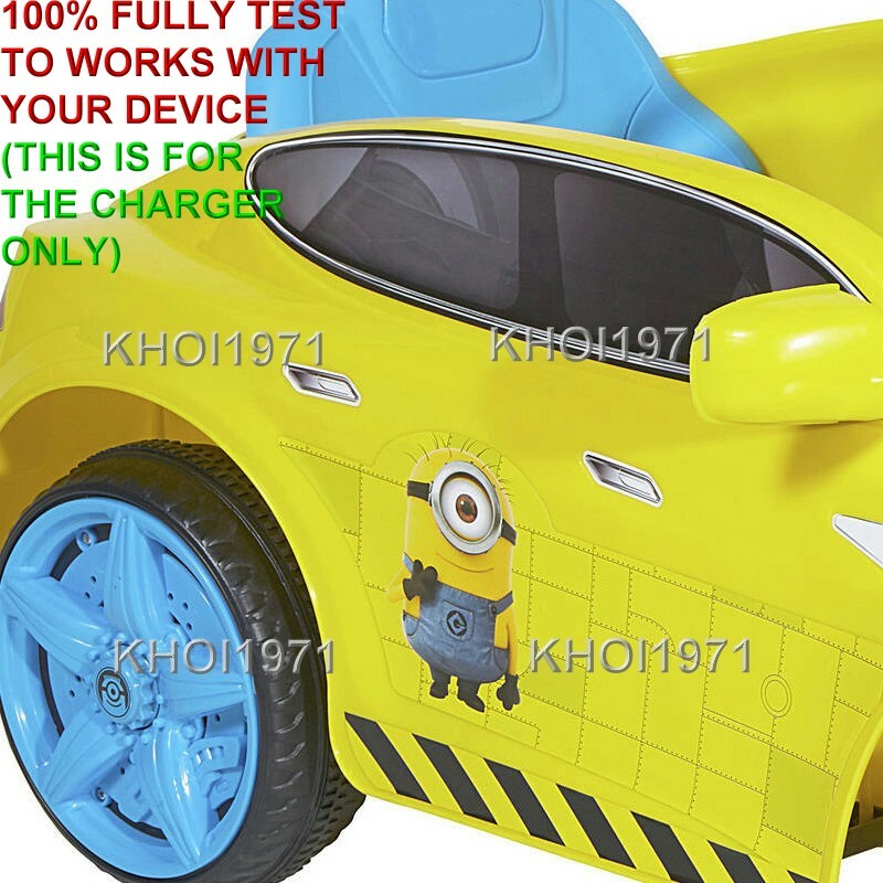 WALL charger AC adapter FOR 8802-42 Dynacraft Minions Speed Coupe ride on