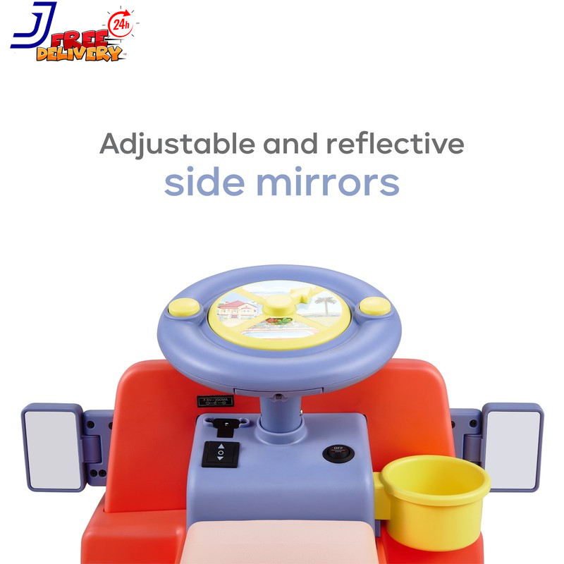 6V Battery Powered Ride on Car with Sounds, Kids Ages 2+