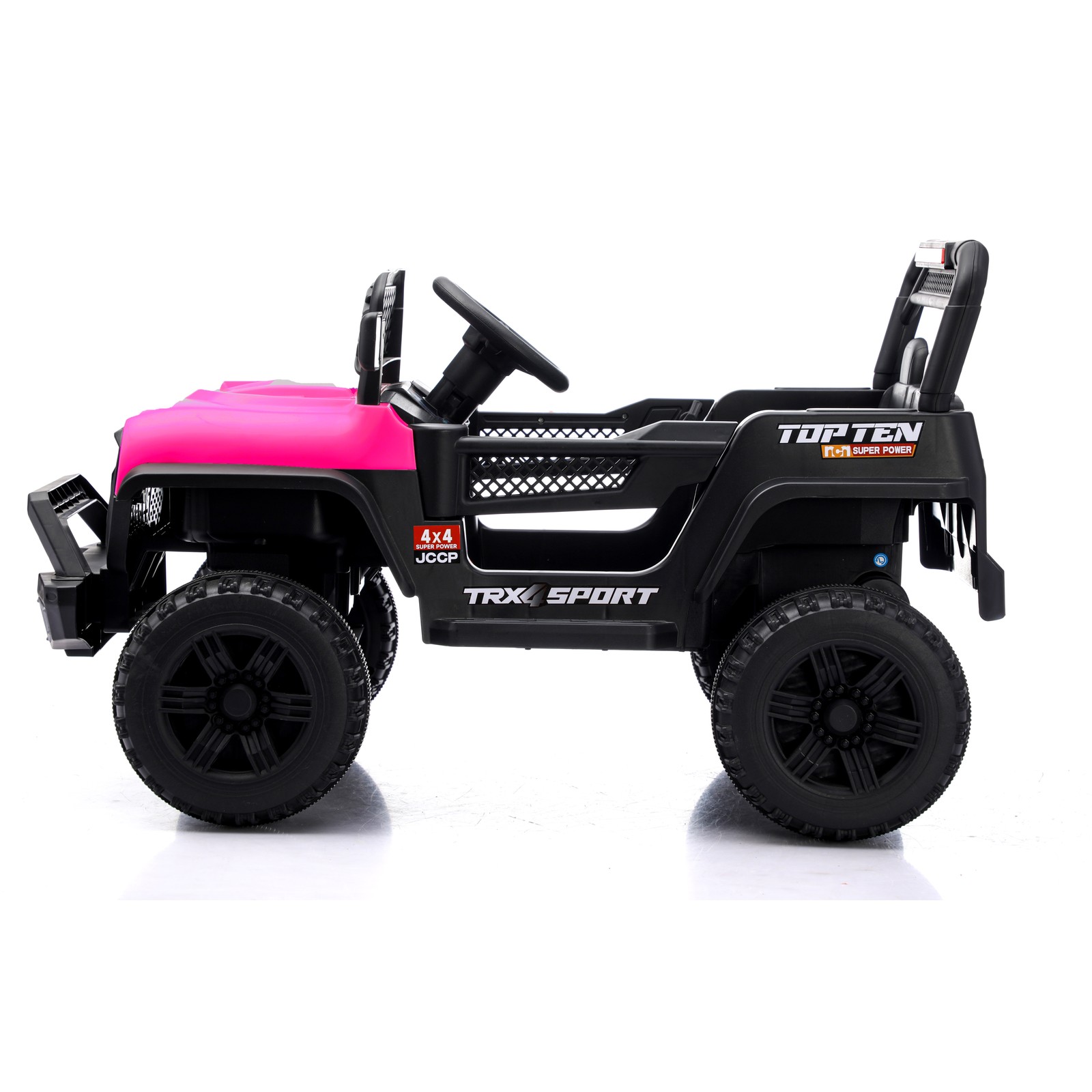 Ride on Car Kids Electric Car with Remote Control Swing for 3~6 Years Gift Pink
