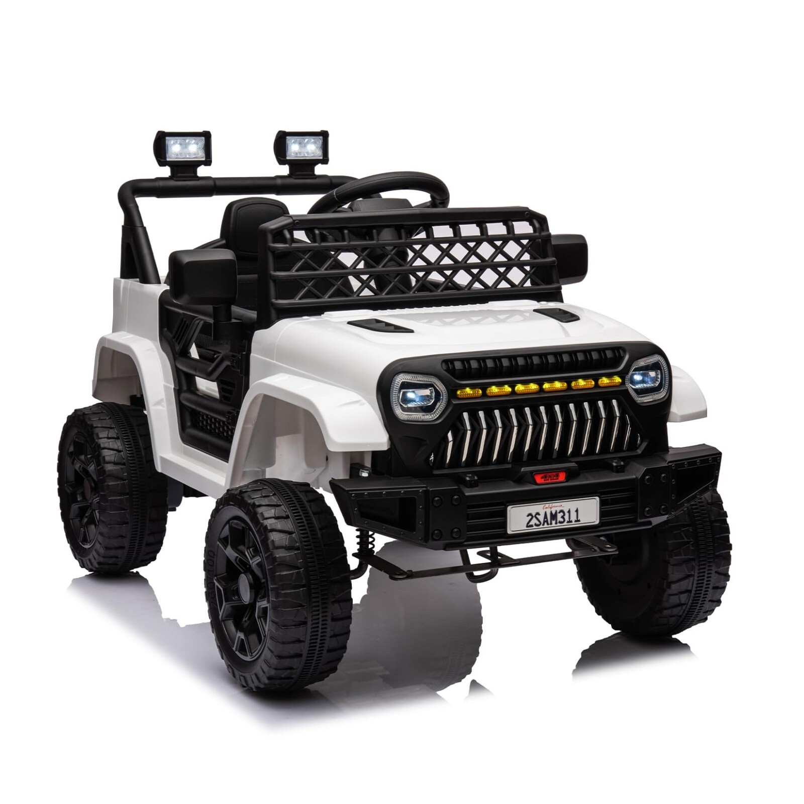 12V Ride on Truck Car Kids Power Wheels Vehicle w/Remote Control LED Light Music