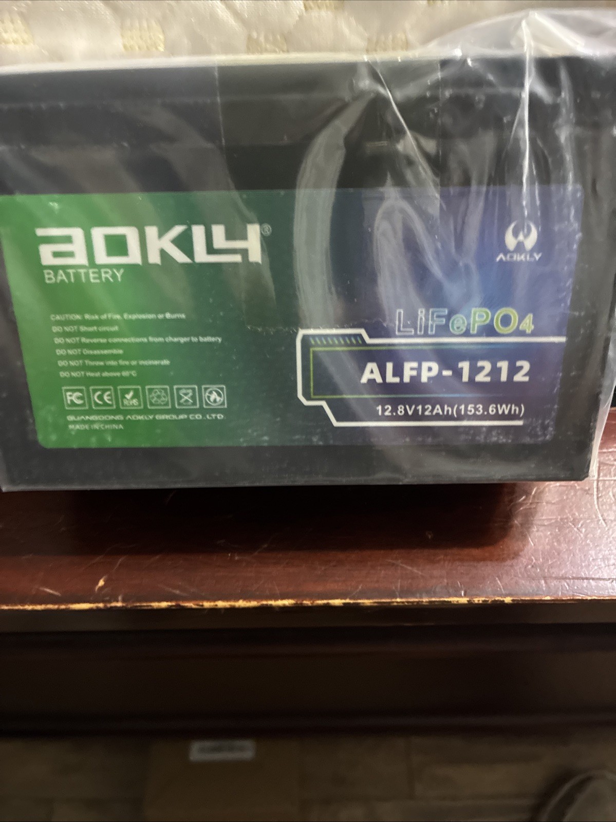 12.8 Volt 12ahLiFePO4 Rechargeable Battery