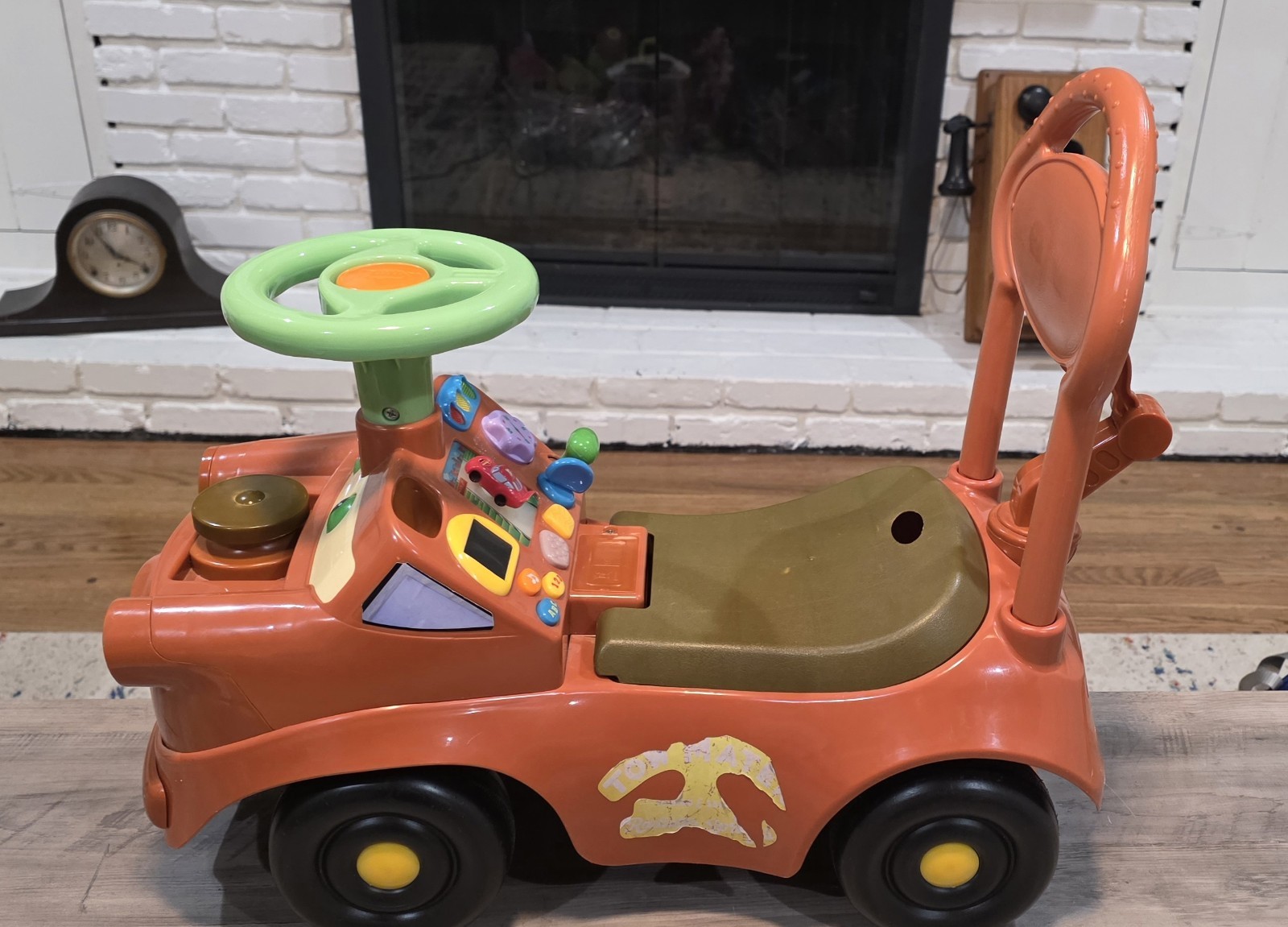Kiddieland Disney Pixar Cars Tow Mater Activity Ride On Lights Speech & Motion