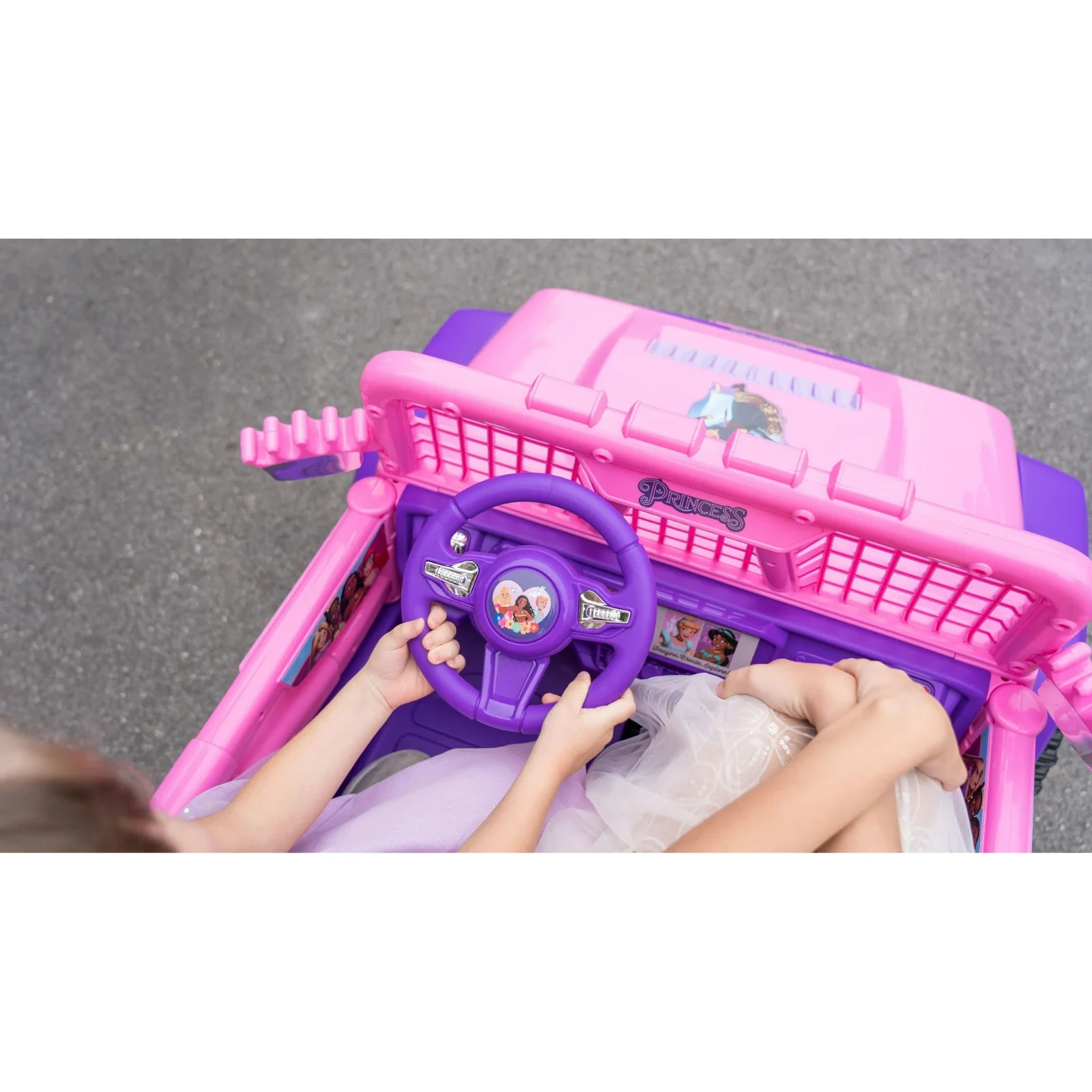 Disney Princess Voyager 12V Battery-Powered Ride-On SUV with Remote, Ages 3+