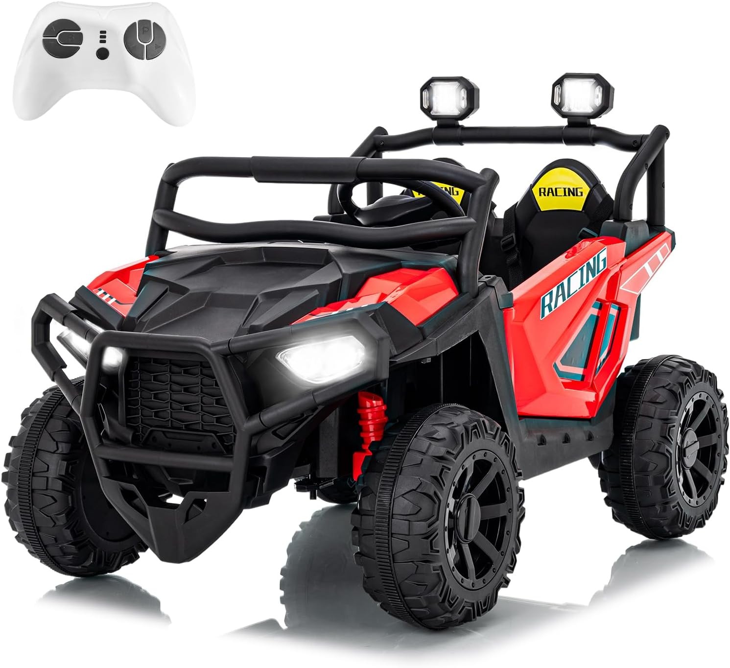 2 Seater Ride on Electric Car 24V Ride on Toys for Big Kids with Remote Control