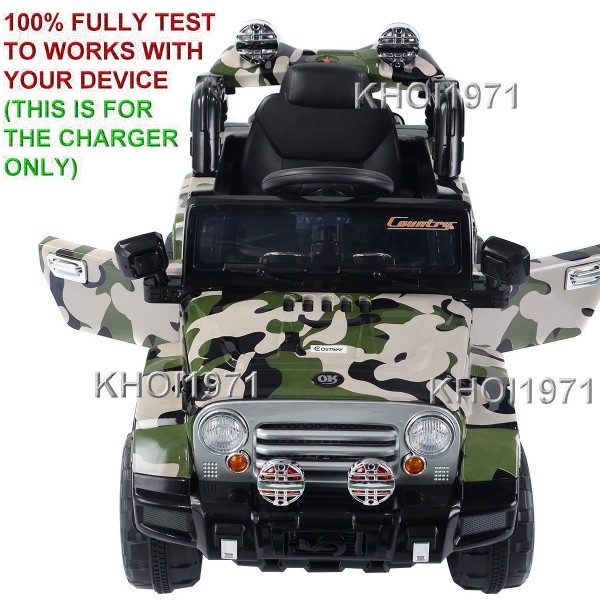 8FT WALL Charger AC adapter for TY324103CAMO Costway MP3 ride on truck jeep car