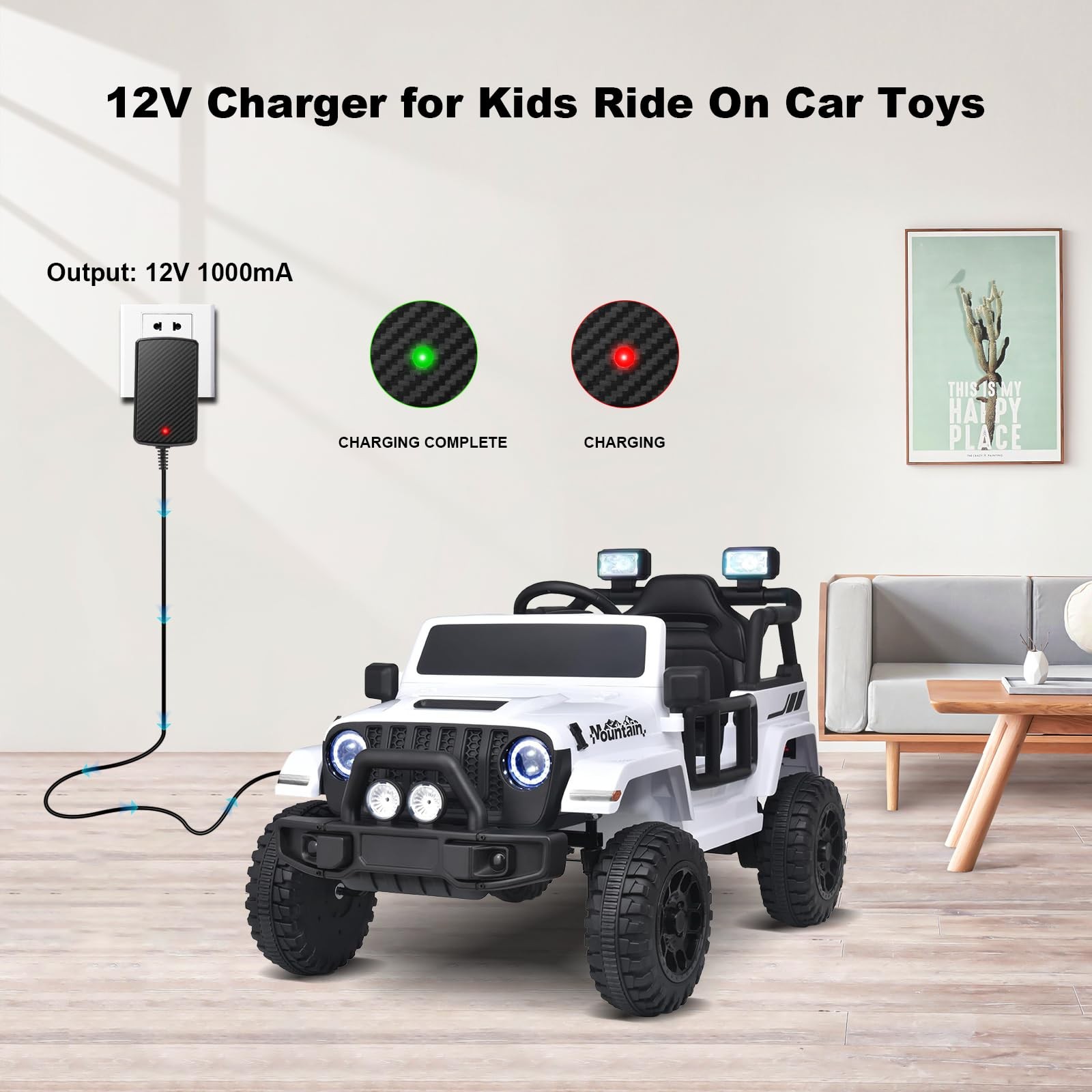 12V Charger for Kids Ride On Car Toys Best Choice for SUV Kid Trax Dynacraft …
