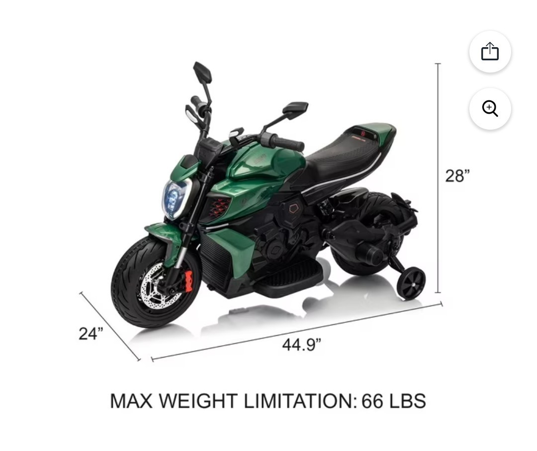 Brand New Bro Ducati & Bentley Motorcycle Kids 12V Ride-On