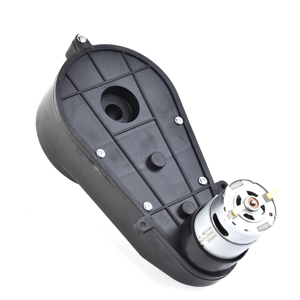 Black 550 Gear Box Motor DC12V 30000RPM Electric Car Gearbox With Motor Parts