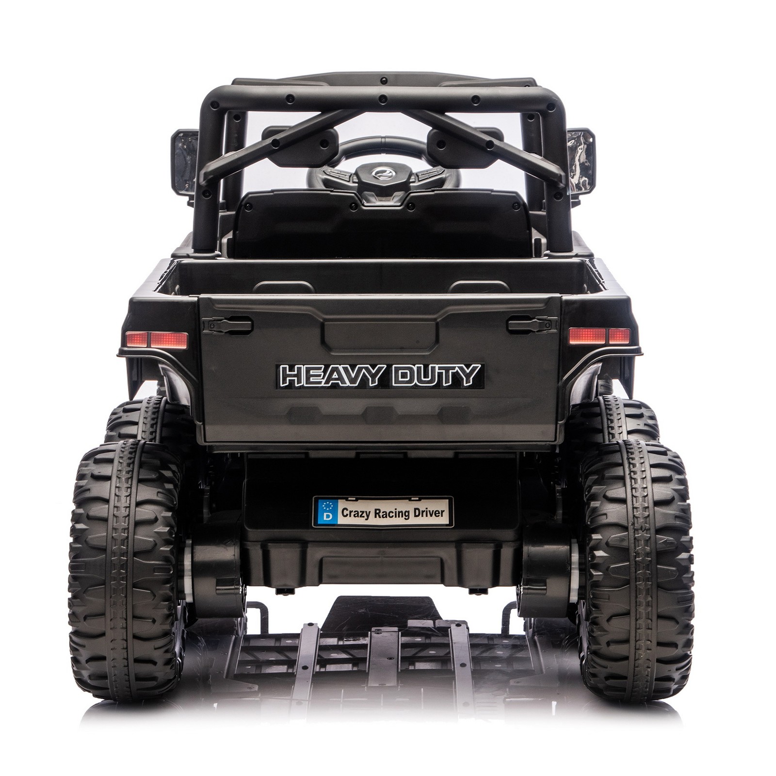 24V 400W 6-Wheel Kids Ride On Dump Truck Toy Car 4WD Parents Control LED Music