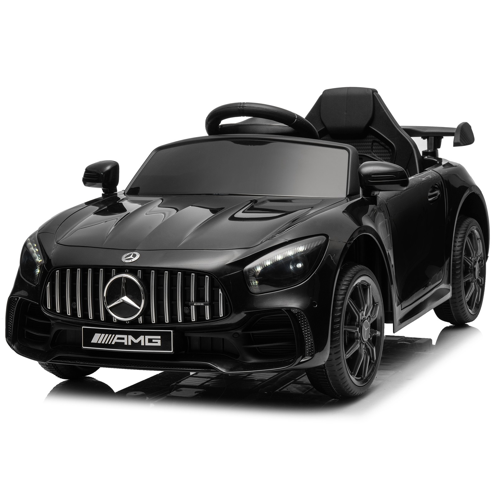12V Ride on Car, Licensed Mercedes Benz AMG GTR Battery Powered Electric Vehicle