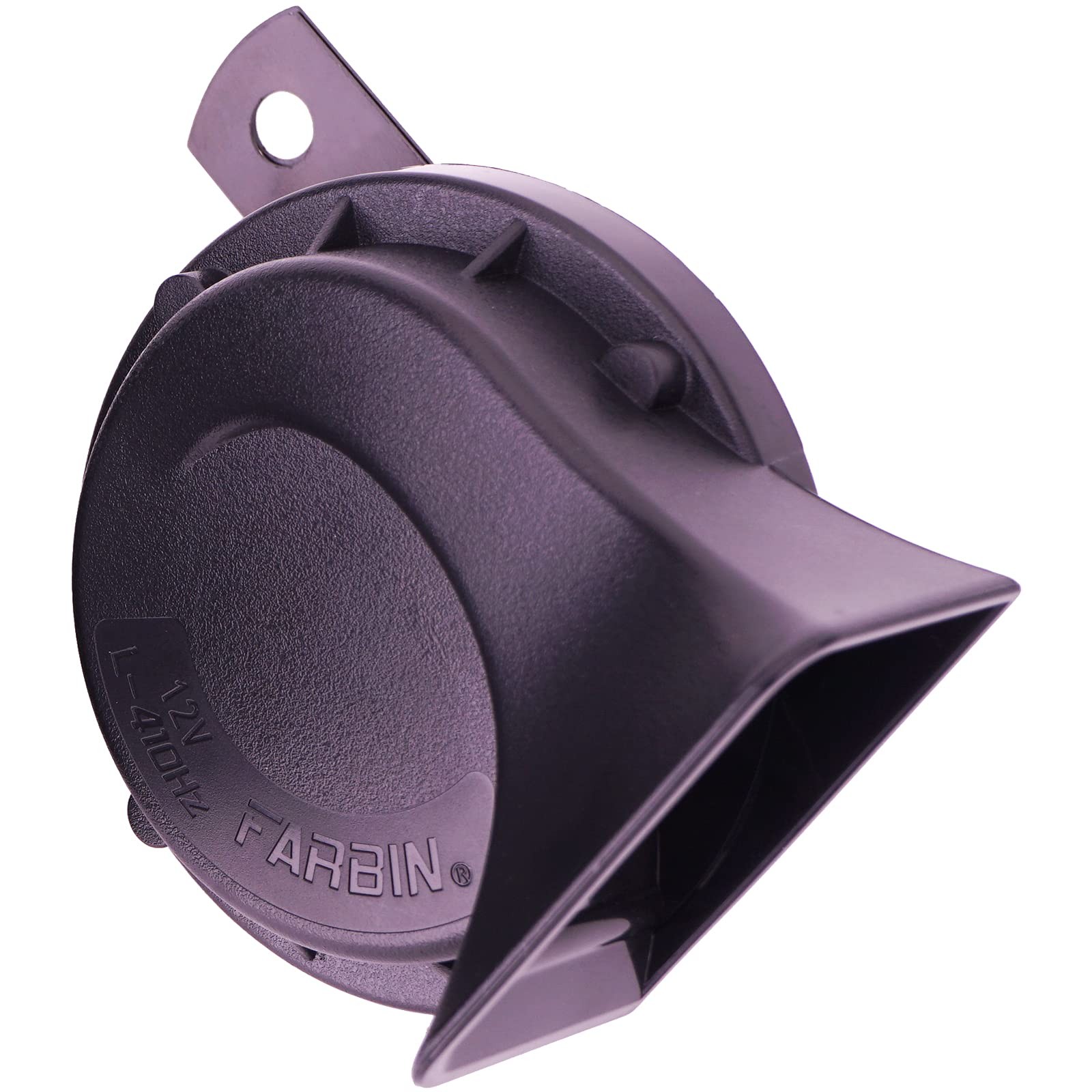 AOLIHAN Snail Horns for Car and Motorcycle,Single Electric Horn 410HZ Low Ton…