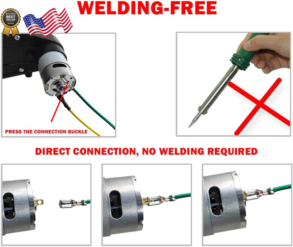 24 Volt DIY Wires Harness Conversion Kit for Kid’s Ride On Toys Car 2.4G Set