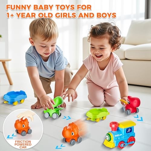 Train Set for Toddlers with Steam, Music, Lights and 3 Cars | Electric Dinosaur