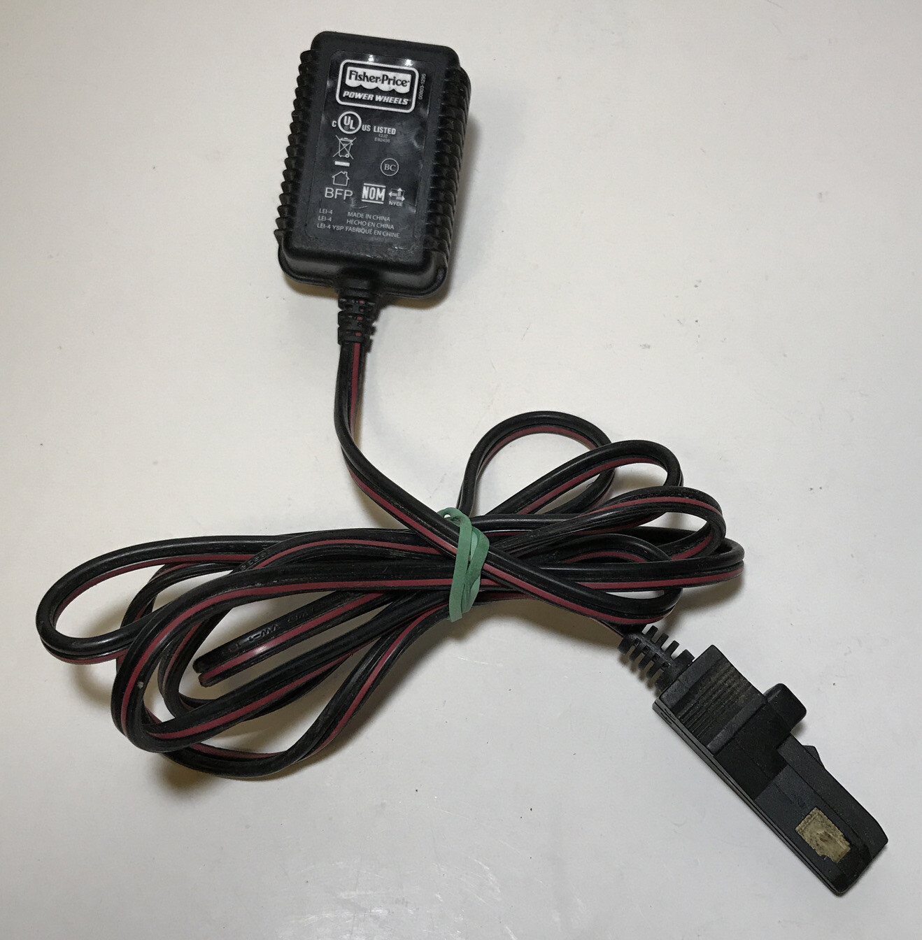 OEM Power Wheels Fisher Price 12V Volt Cord Battery Charger 00801-1778 Original