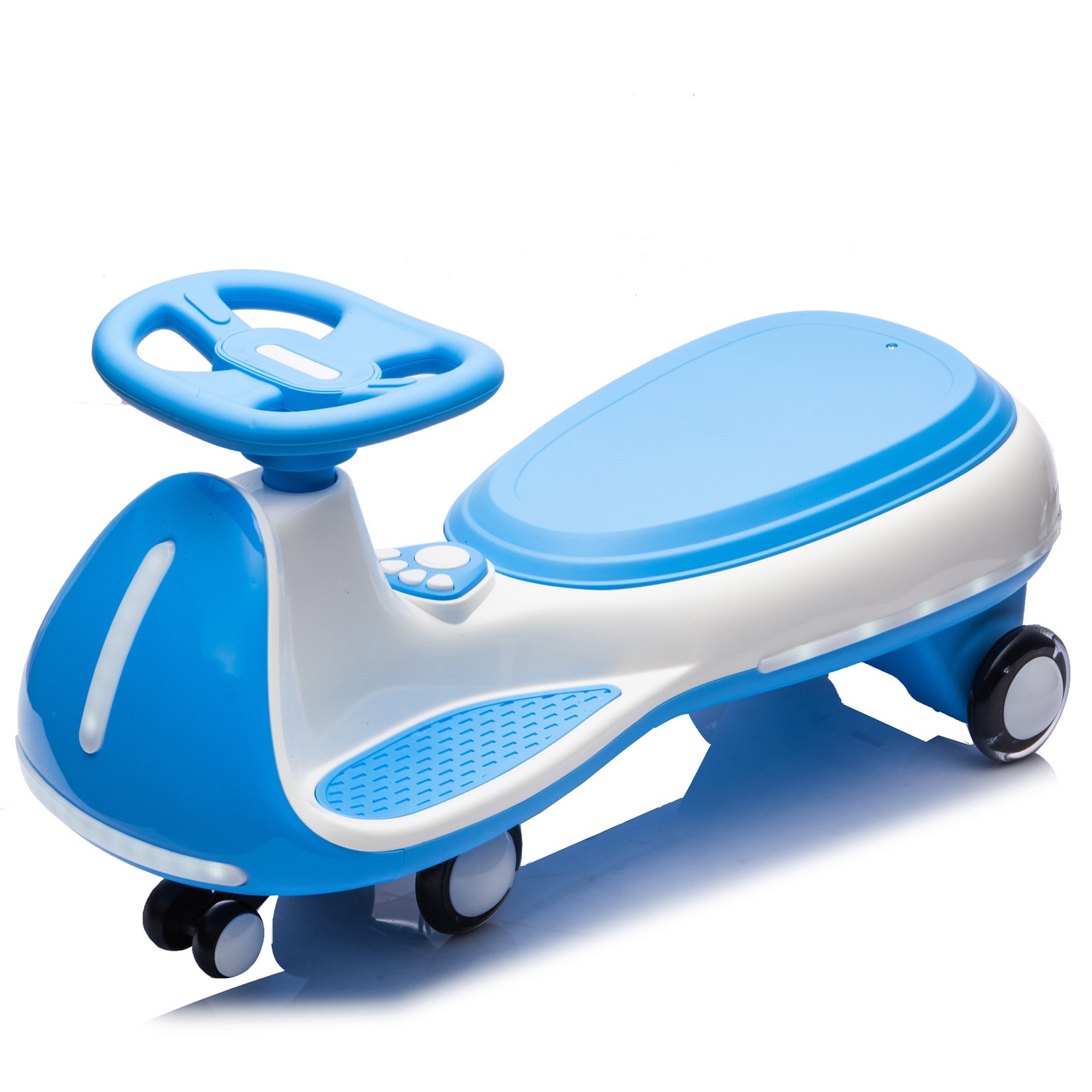 2in1 12V Kids ride on Electric Wiggle Car 5MPH Max Speed Bluetooth Music – Blue