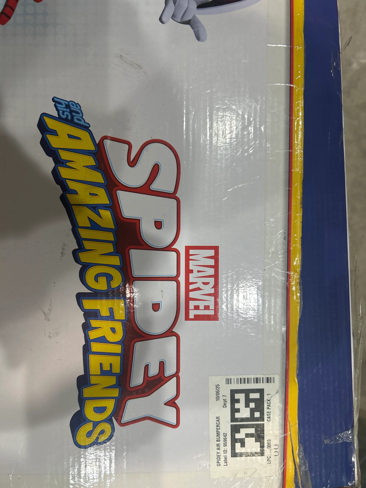 Marvel Spidey & amazing friends bumper car ￼