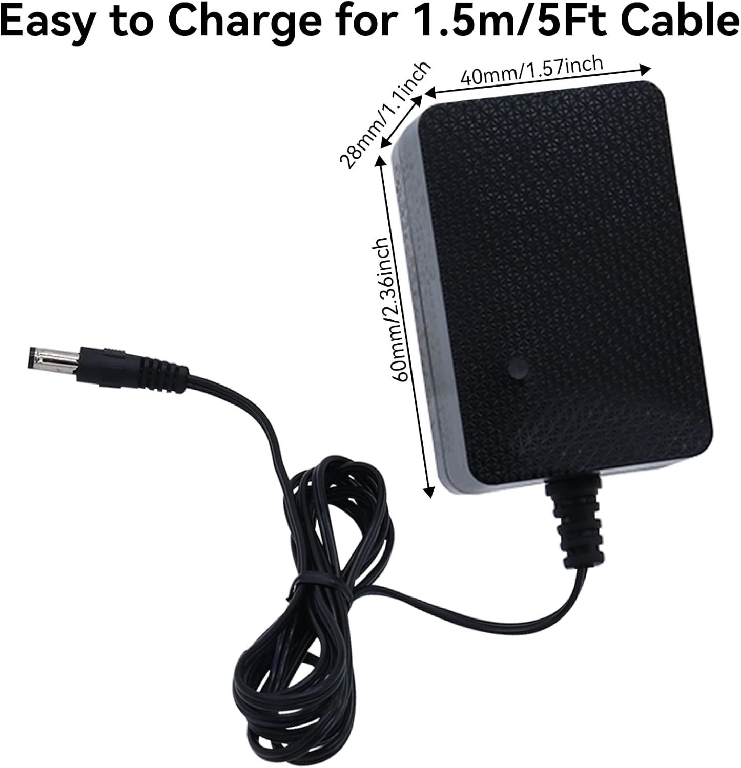 12 Volt Battery Charger for Ride on Toys, 12V Kids Ride on Car Charger for Best