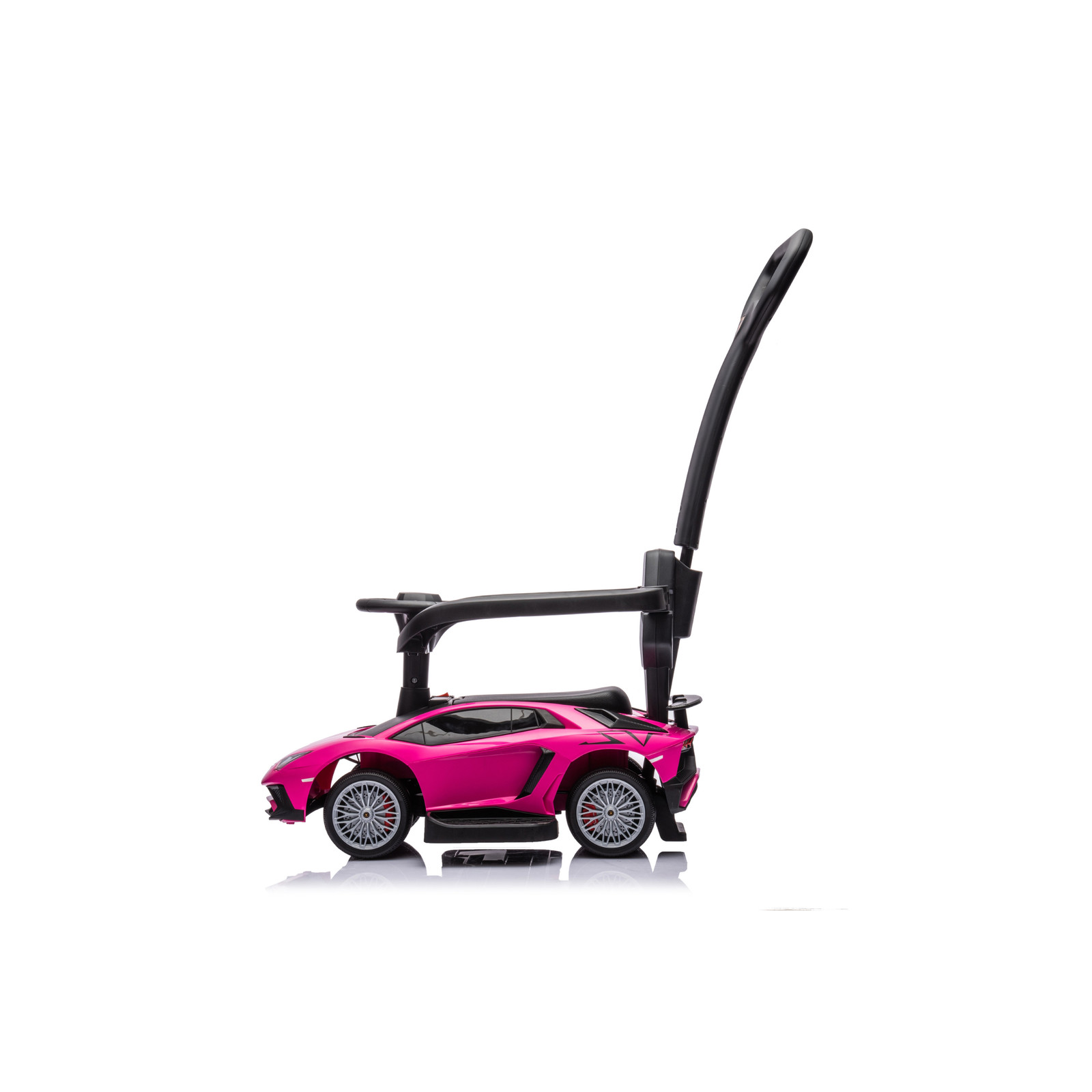 Lamborghini 3-in-1 Kids Push Ride On Toy Car Licensed Stroller Walker 66lb Cap