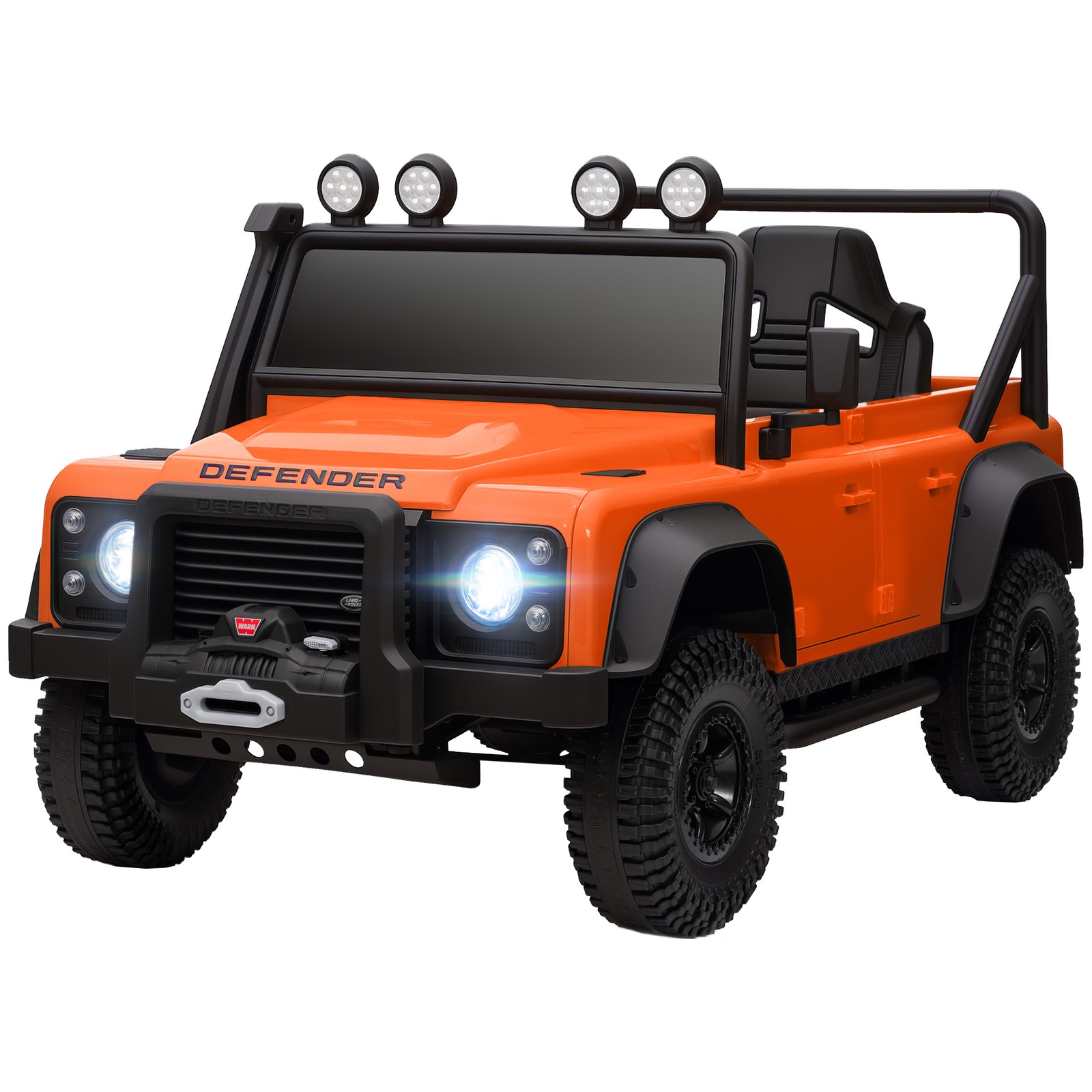 12V Licensed Land Rover Defender Kids Ride-On Car Electric SUV Remote Control