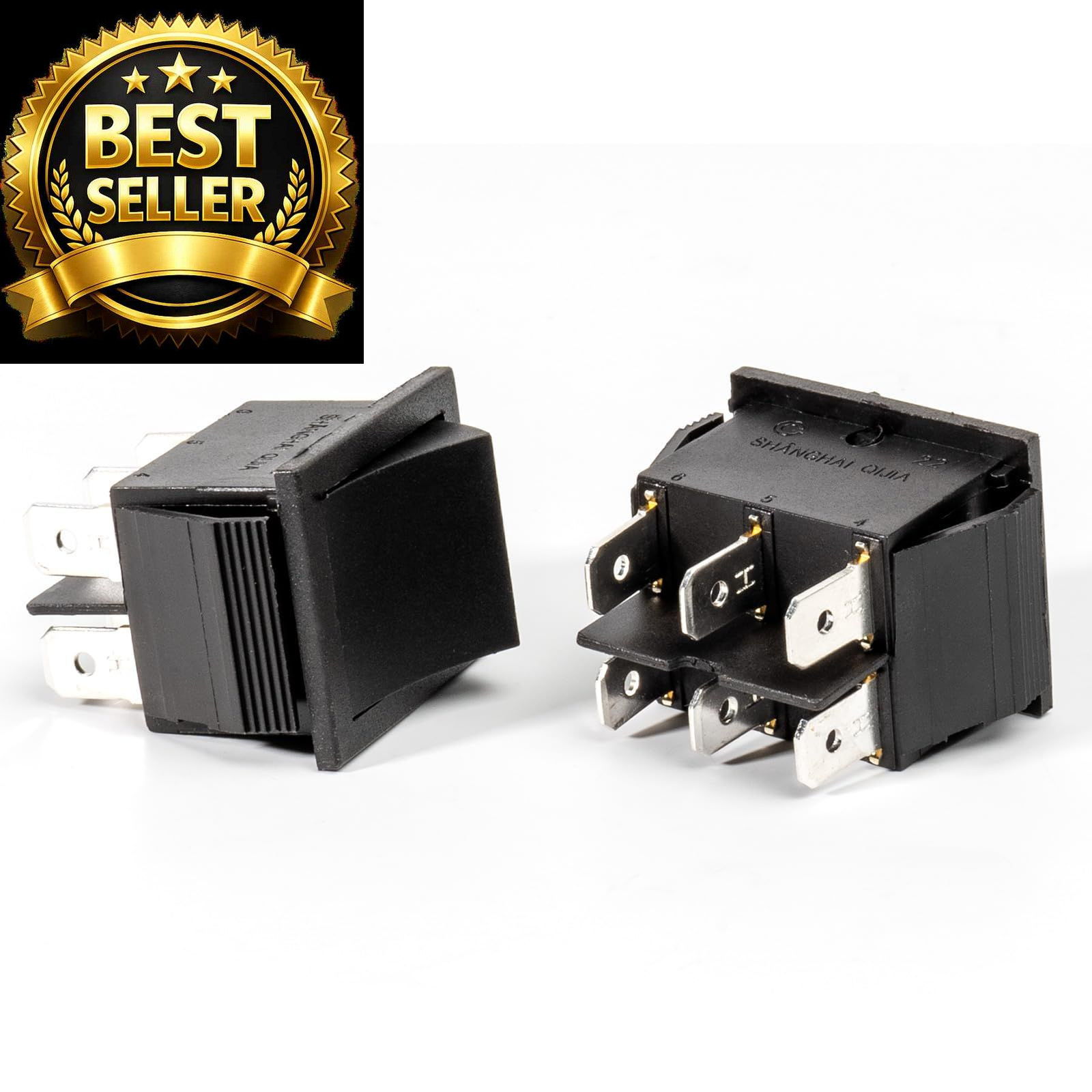 2 Pcs 6 Pin 6V 12V 24V Power Wheels Foot Pedal Switch for Ride on Toys Car