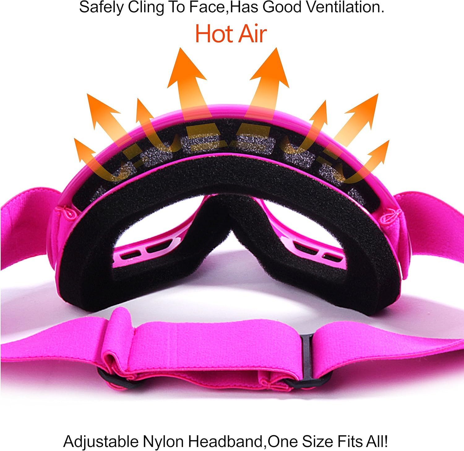 YH15 Anti-Fog Impact-Resistant Kids Youth ATV Off-Road Dirt Bike Motocross Goggl