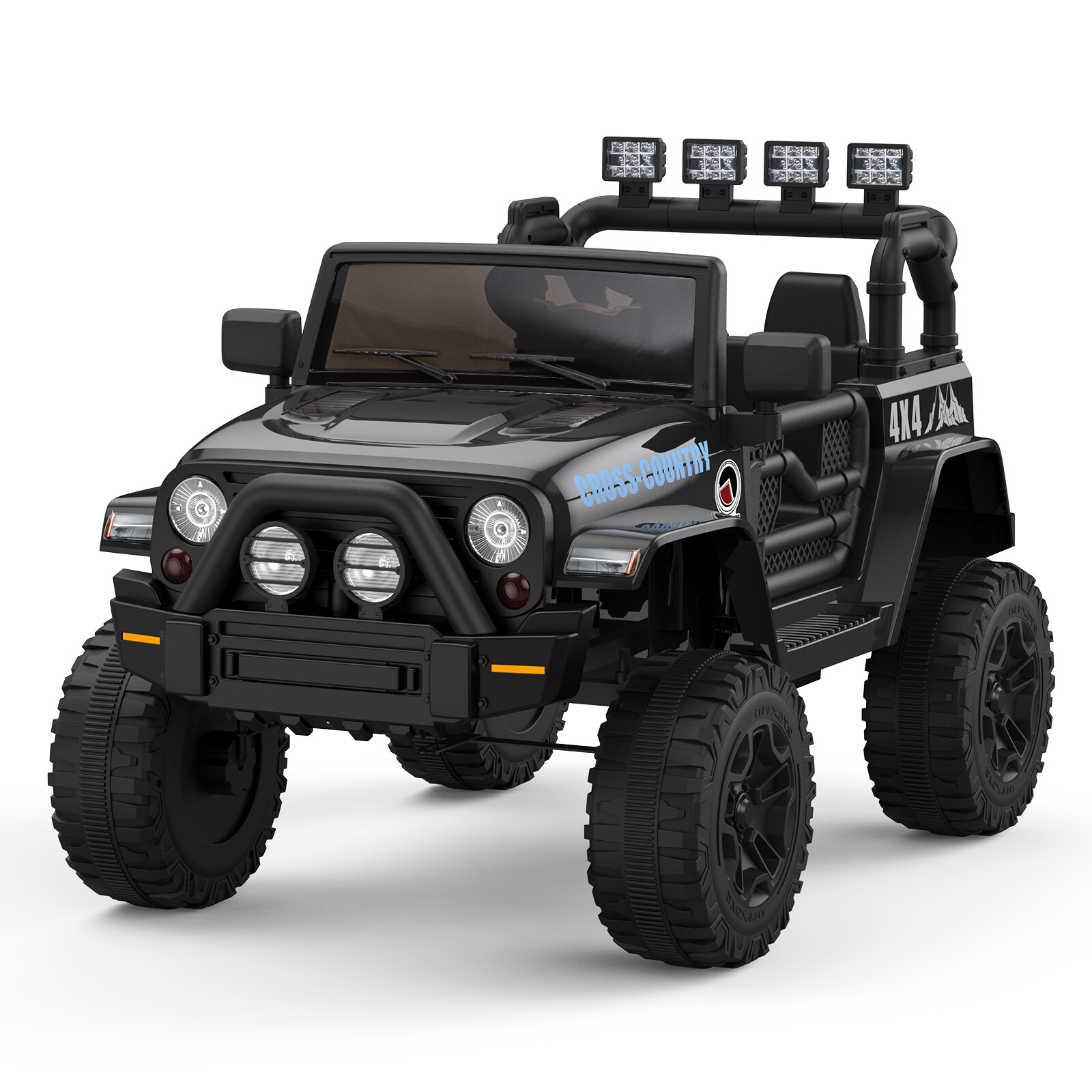 Kids Ride On Car SUV 12V Electric Vehicle Toy with Remote, LED Light, Music