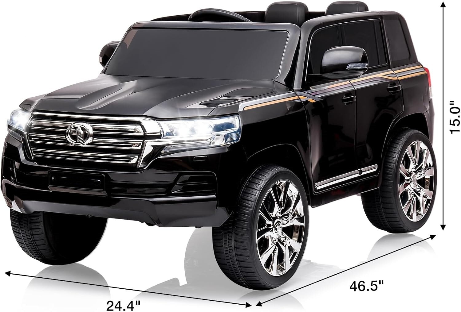 Kids Electric Ride on SUV Car, 12V Battery Powered Truck with Remote Control