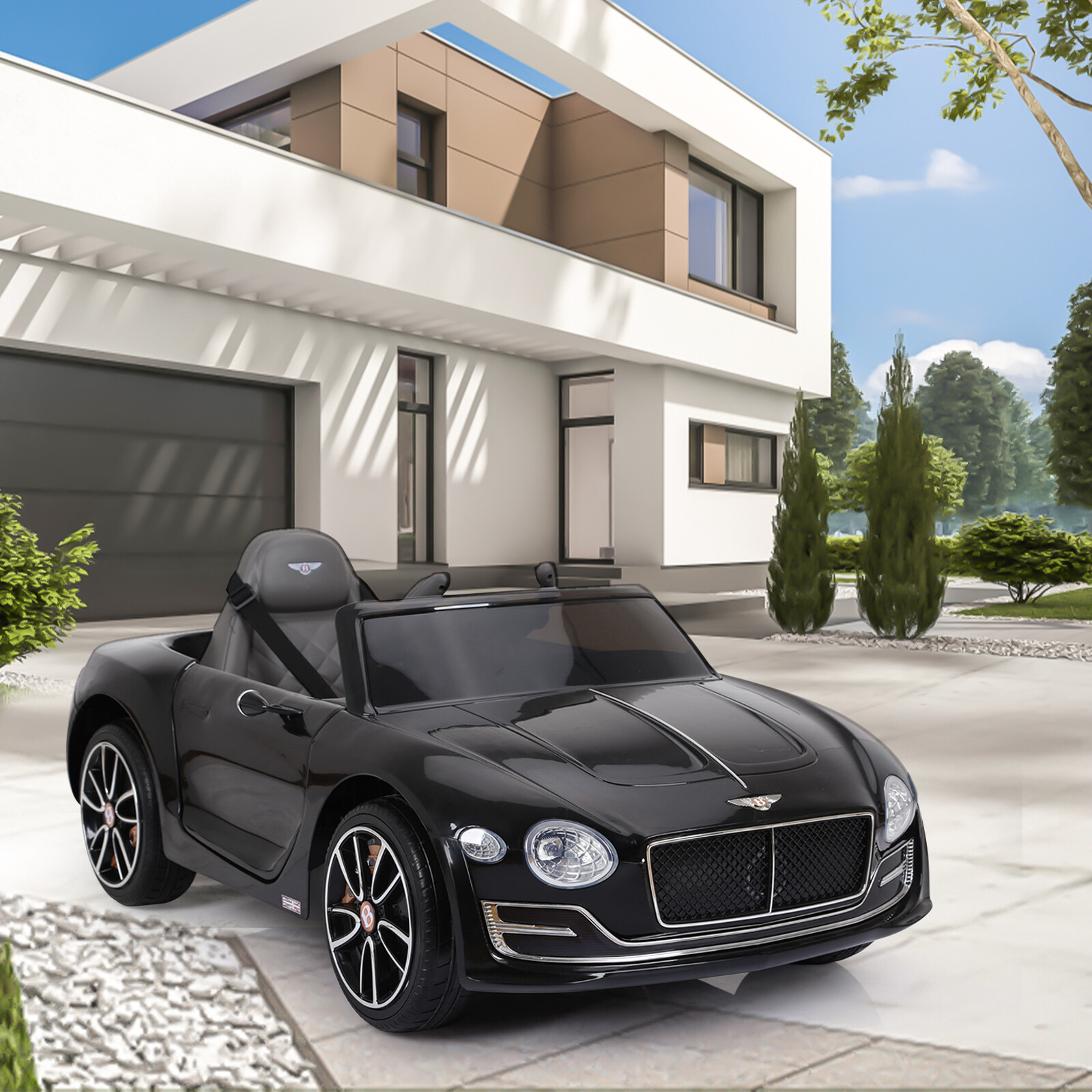 Bentley Licensed Ride On Toys Kid Electric Car 2 Speed Remote Control Led Light