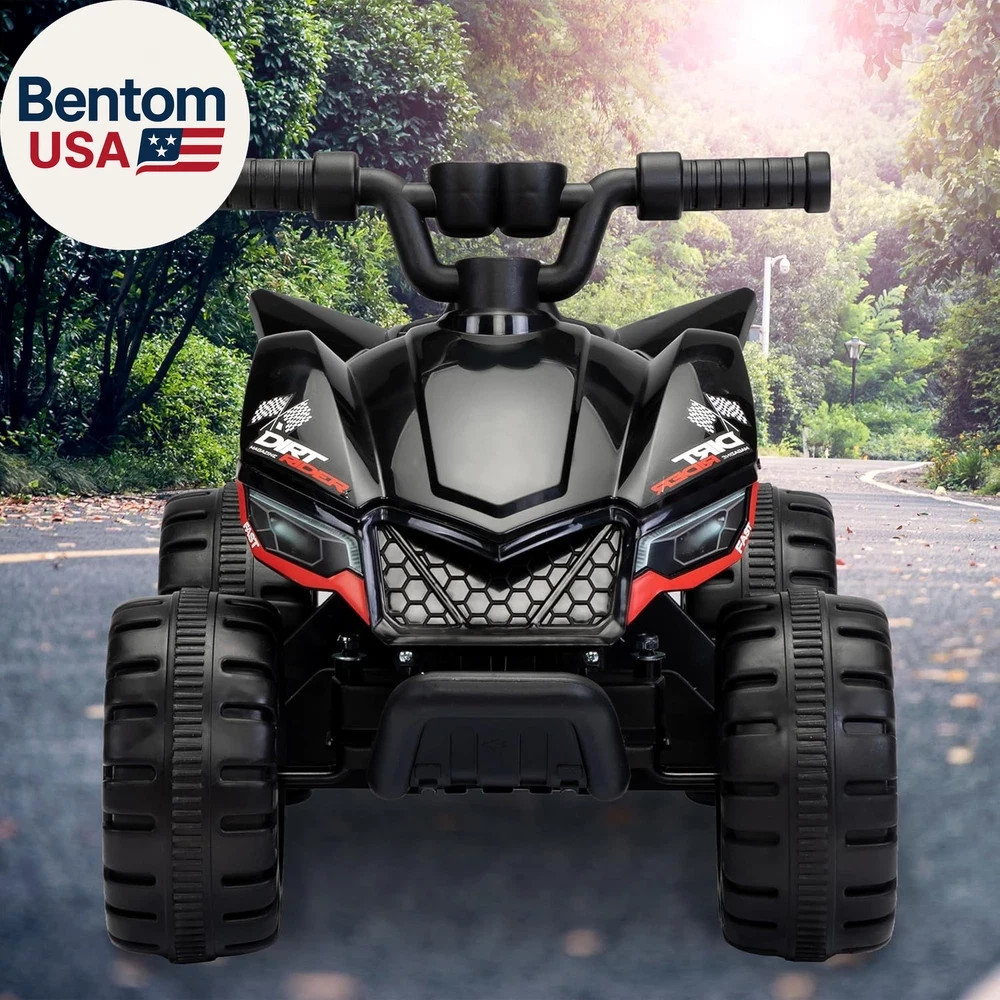 Ride on Toy for Toddler, 25W 4 Power Wheels with Cool Spraying System, 4-Wheeler