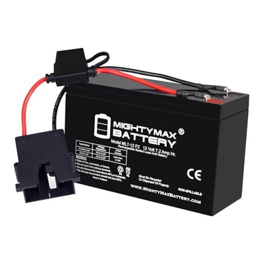 Drop in Replacement for 12V Power Wheels Ride on Toy 7ah Battery + Harness