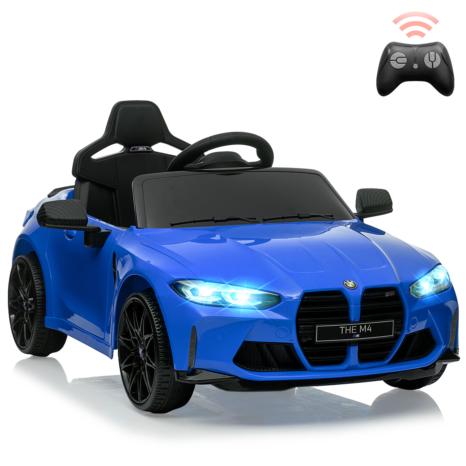 12Velectric ride with remote control BMW M4toddler electric car authorized3speed