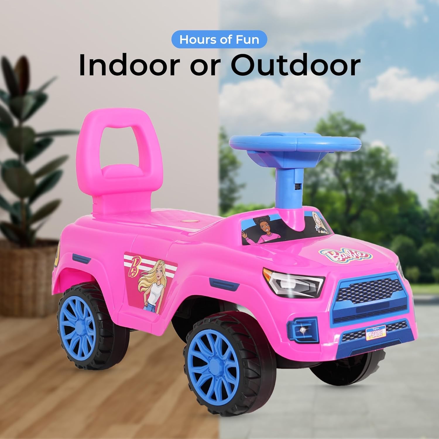 Barbie Foot to Floor Ride On 2025 FTF Hilux Toy Vehicle Easy-Roll Wheels New