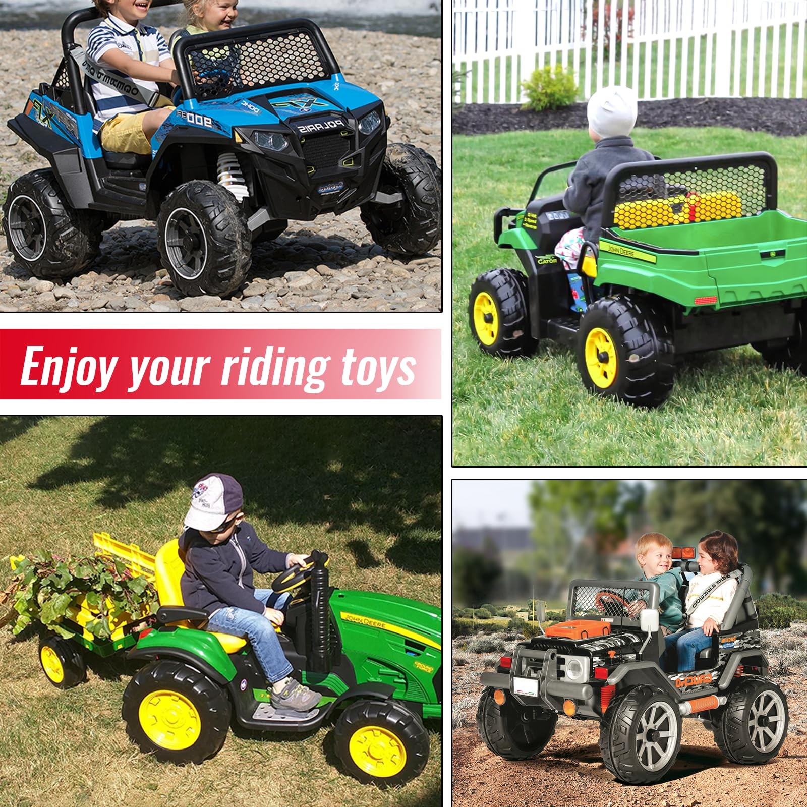 Power Wheel Adapter Compatible with Milwaukee Battery with Wire Harness Conne…