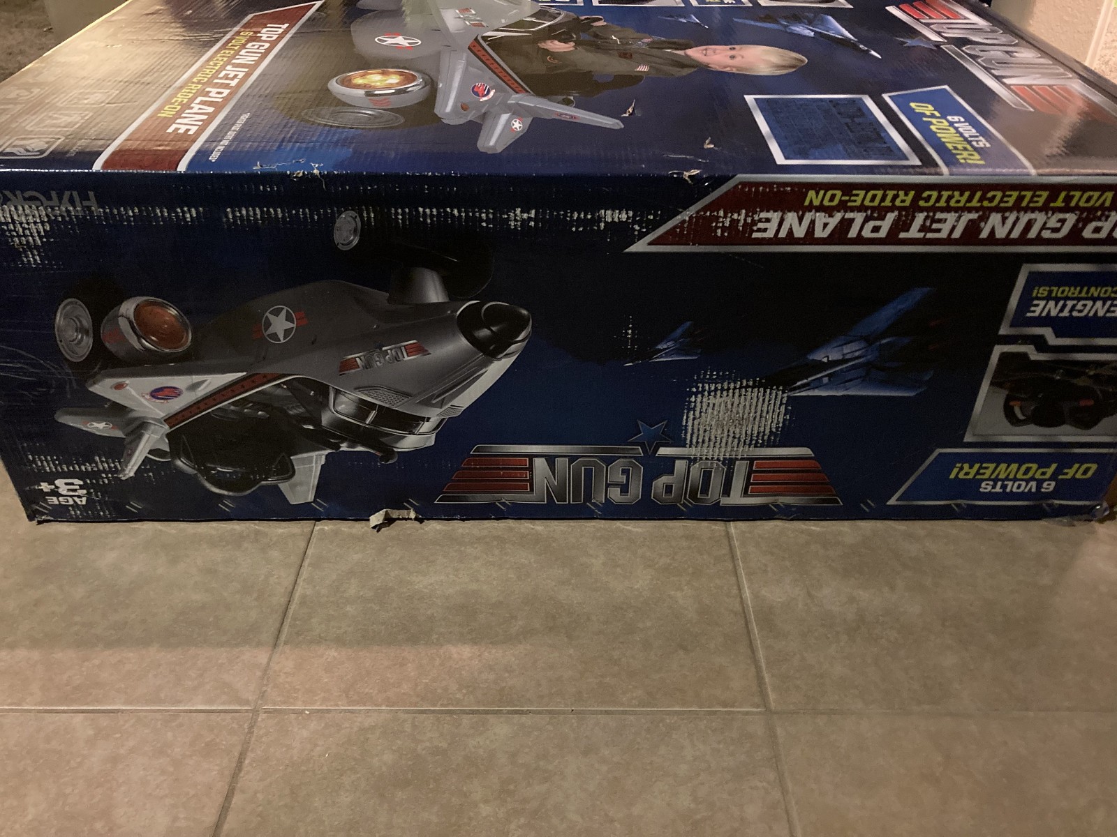 Top Gun Jet Plane 6 Volt Battery Maverick Electric RideOn Hyper Toy HYP-TG6-6022