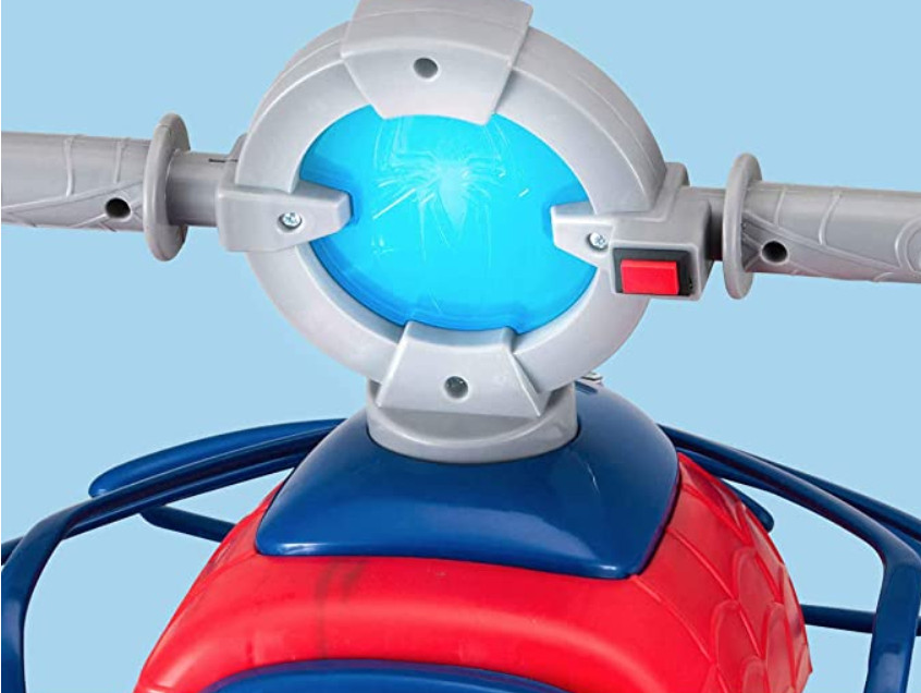 NEW Marvel Spiderman Kid Trax Toddler Ride On Quad w/ lights 6V rechargeable