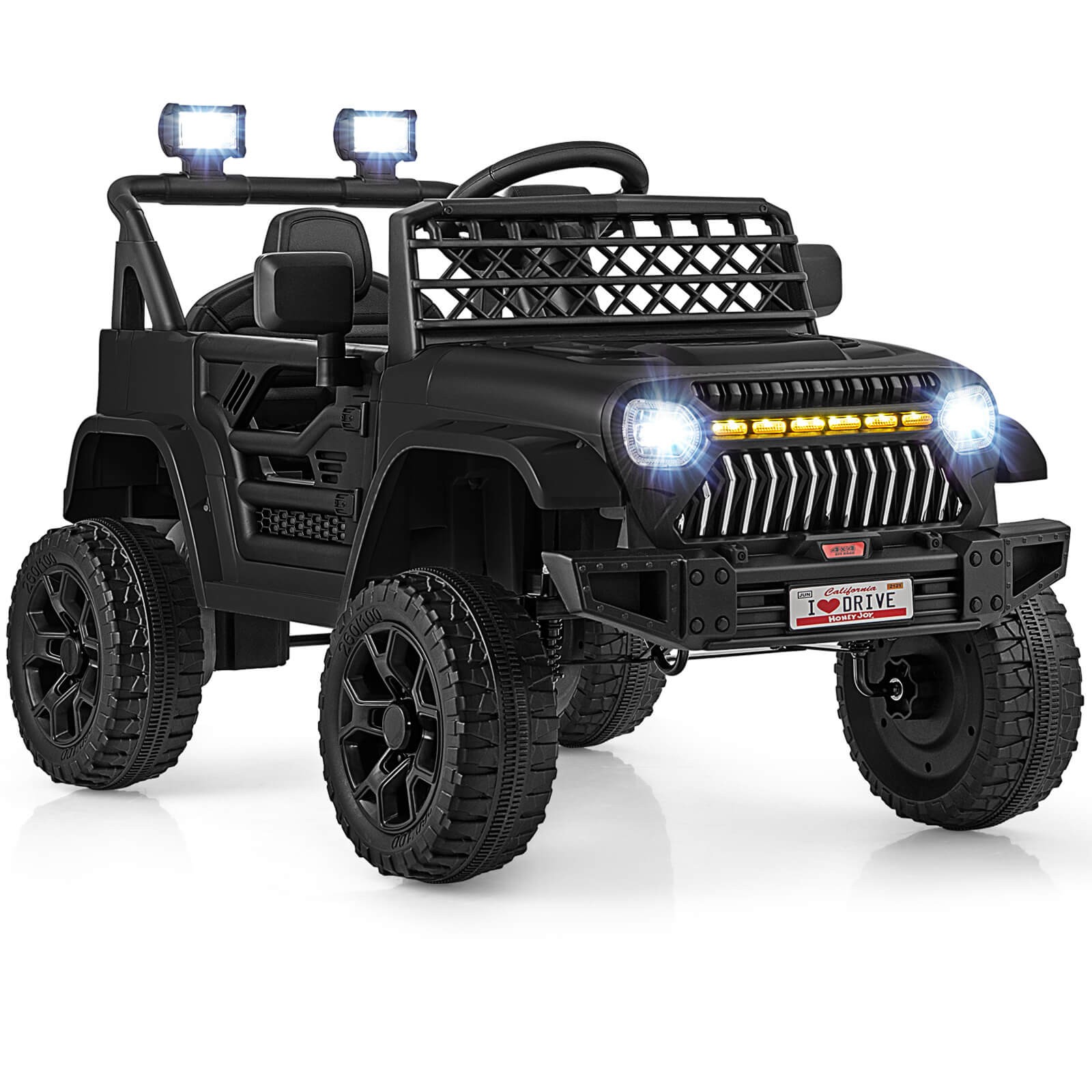 12V Kids Ride on Truck Car Battery Powered Toddler Electric Vehicle w/ 3 Speeds