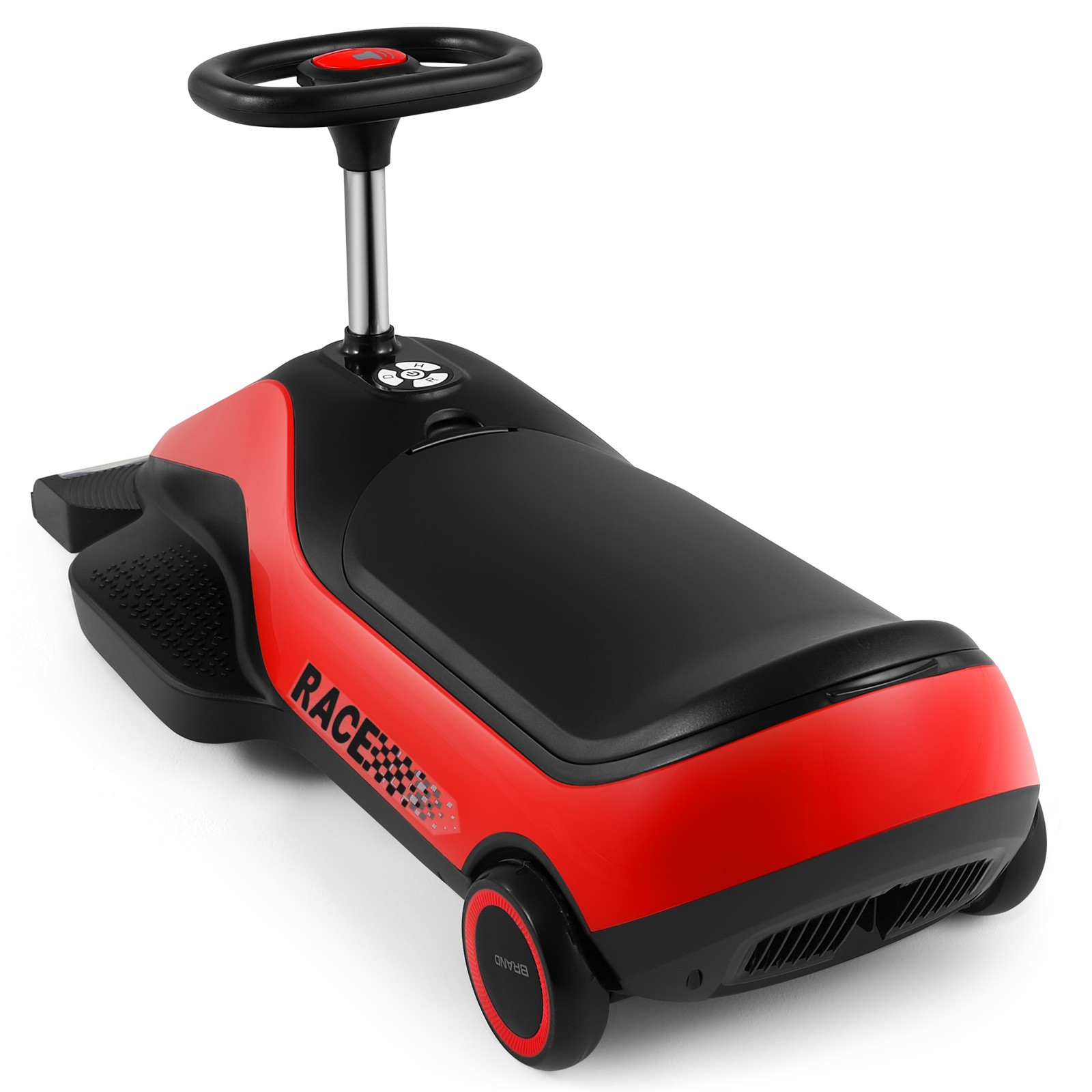 12V Kids Ride On Vacuum Cleaning Car Go Kart w/Detachable Dust Box,Music,2 Speed