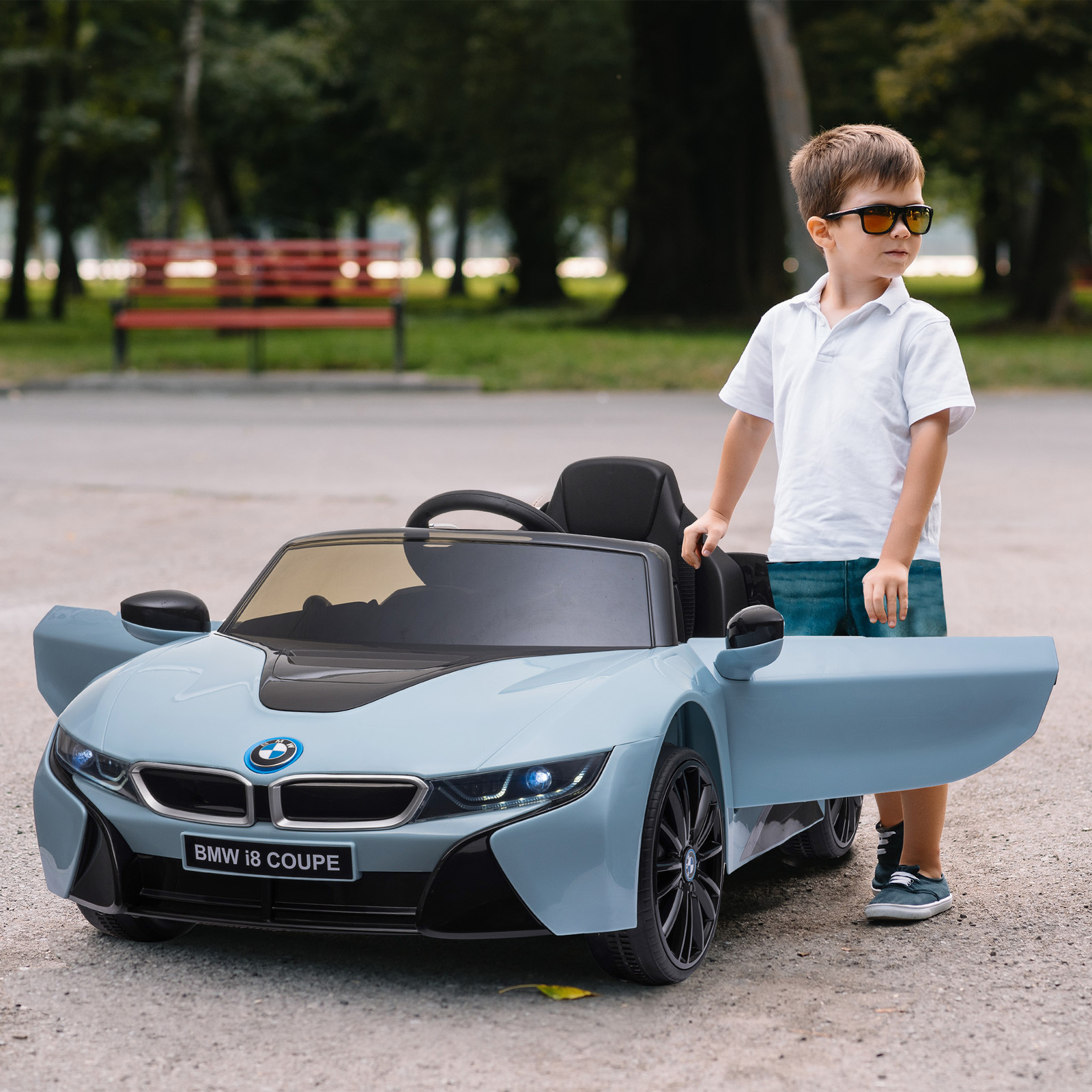 Licensed BMW I8 Coupe 6V Electric Kids Ride-On Car