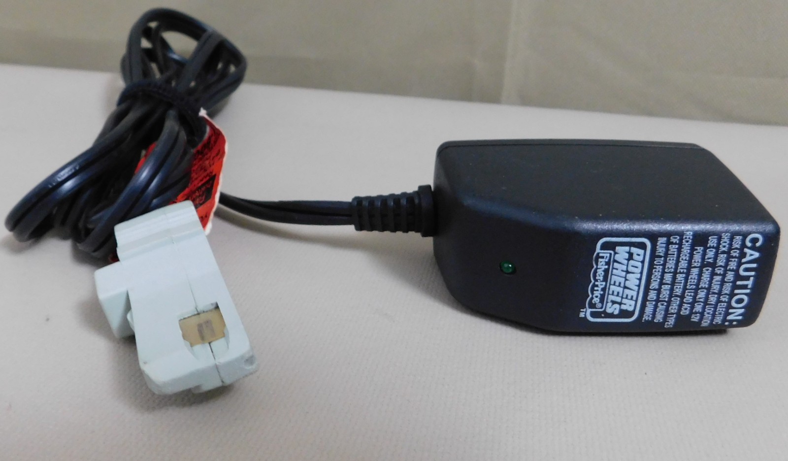 TESTED Genuine POWER WHEELS 00801-1480 12V 1.2A Battery Charger FISHER PRICE