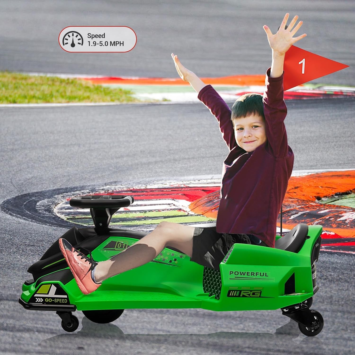 High-Speed RC Drift Car 12V – Ages 8+ Electric Racing Toy, for Birthday Present