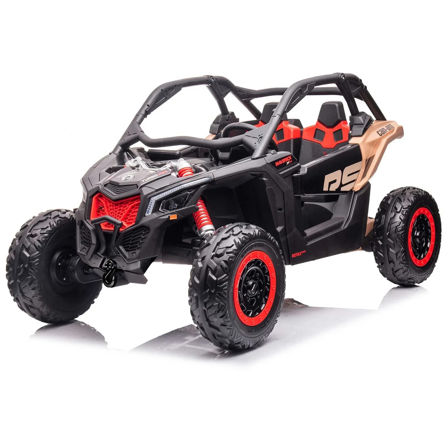 24V 4WD Can-Am Maverick Custom Edition Kids Ride-On UTV Car 2 Seat+ RC/Spare BTY
