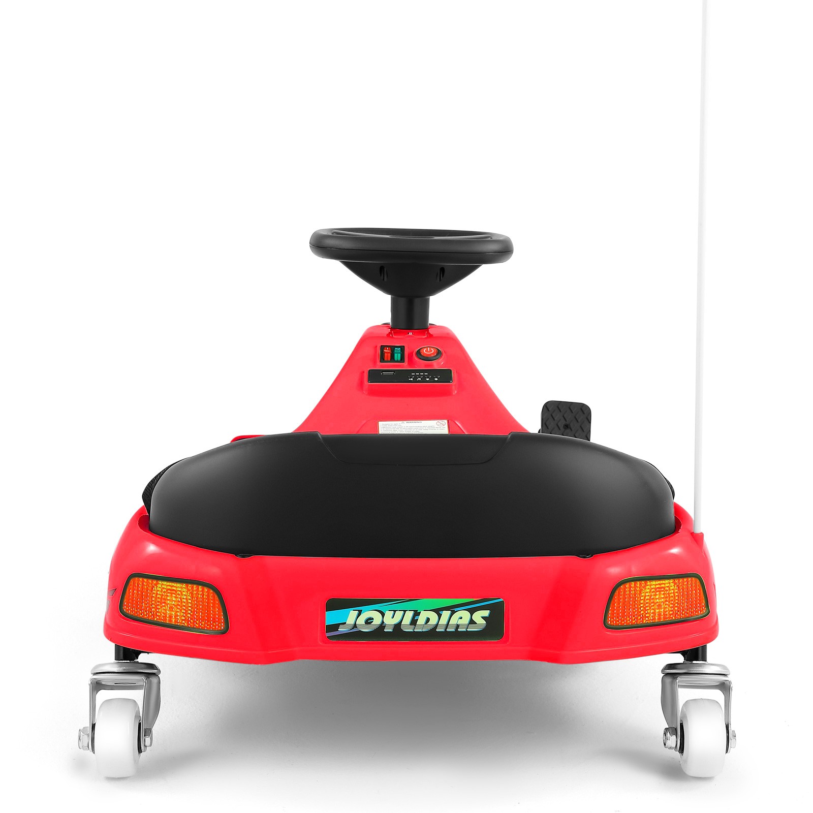 24V Kids Red Drifting Go Kart 360° Ride On Cart with Bluetooth