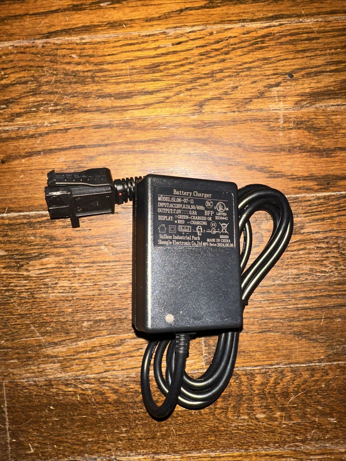 Battery Chafer Cable SL06-07-11 7v .8a Disney Kids Ride T37