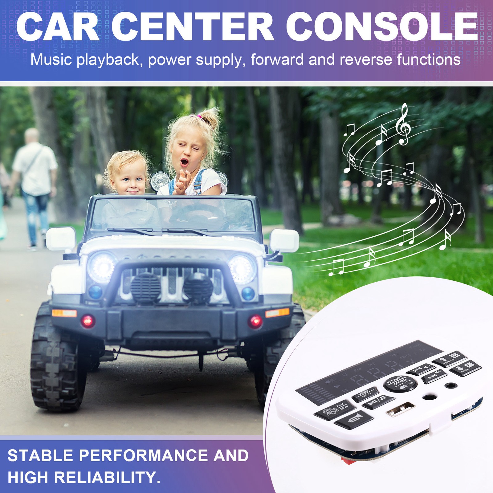 24V JR1956G Children’S Electric Ride on Car Vehicle Central Control Box8568